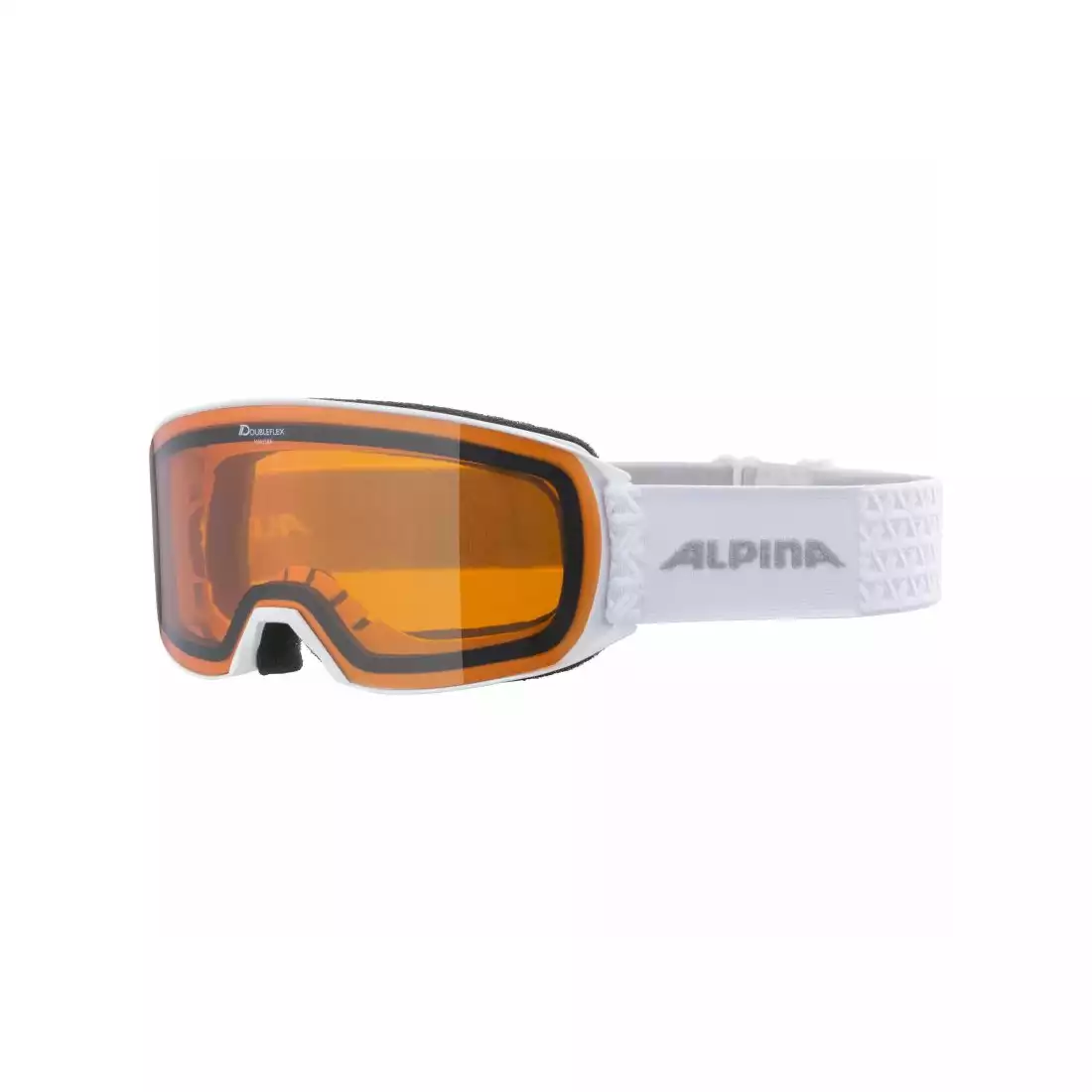 Snow Ski Goggles Single layer Light White Frame Silver Lens wTmaGS 