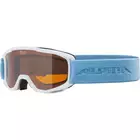 ALPINA ski / snowboard goggles JUNIOR PINEY SH white-skyblue A7268412