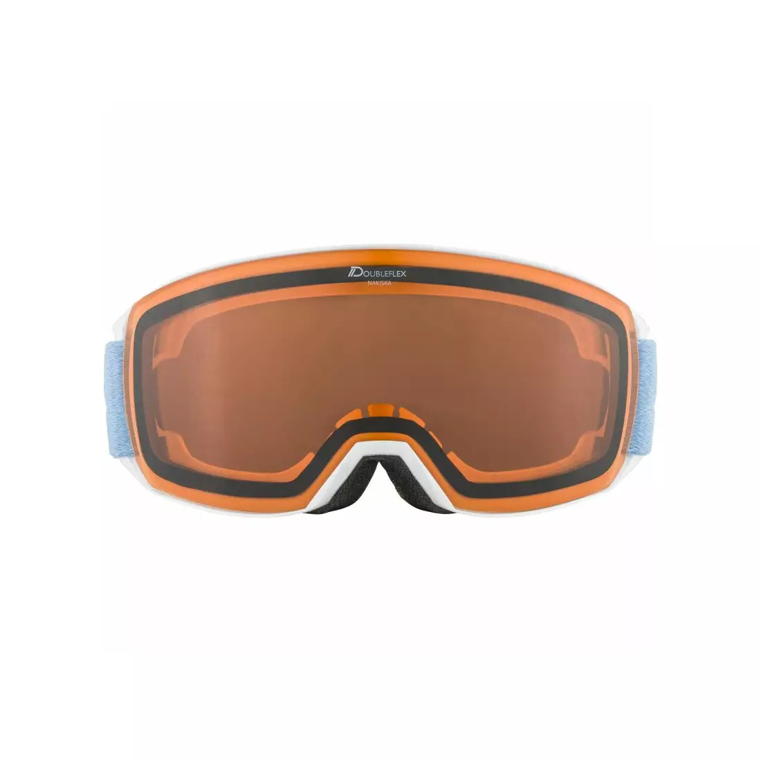 ALPINA ski / snowboard goggles M40 NAKISKA DH white-skyblue A7281112