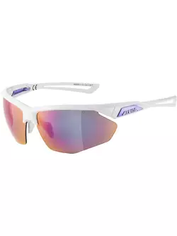 ALPINA sports glasses NYLOS HR PURPLE MIRROR Cat.3 white-purple A8635312