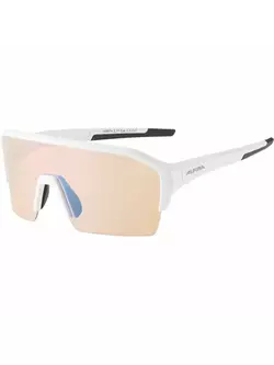 ALPINA sports glasses RAM HR HVLM+ BLUE MIRROR S1-3 white matt A8674211