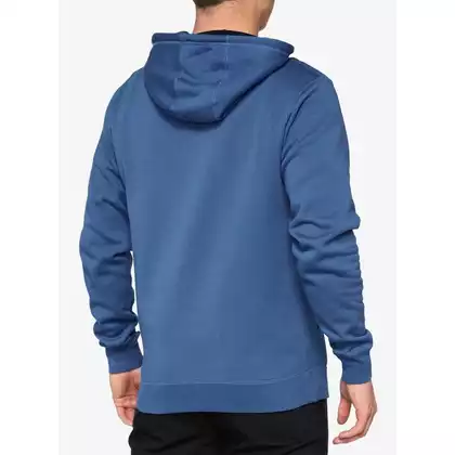 100% men's hoodie BURST Hooded Pullover Sweatshirt federal blue STO-36039-400-11