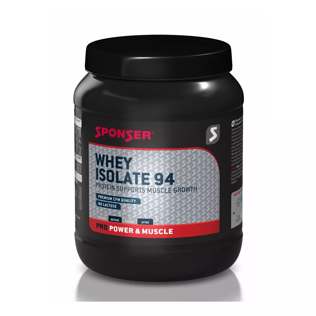 Conditioner SPONSER WHEY ISOLATE 94 Strawberry can 1500g