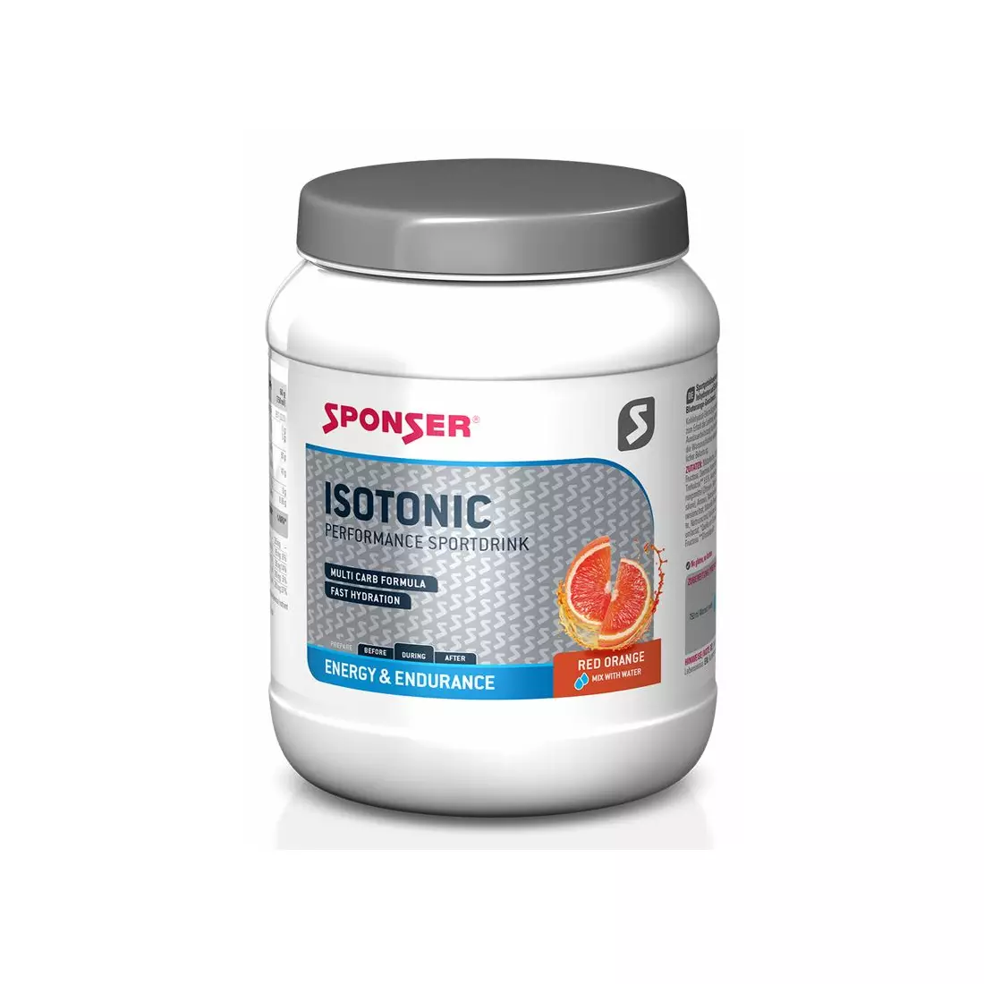 Drink SPONSER ISOTONIC red orange can 1000g