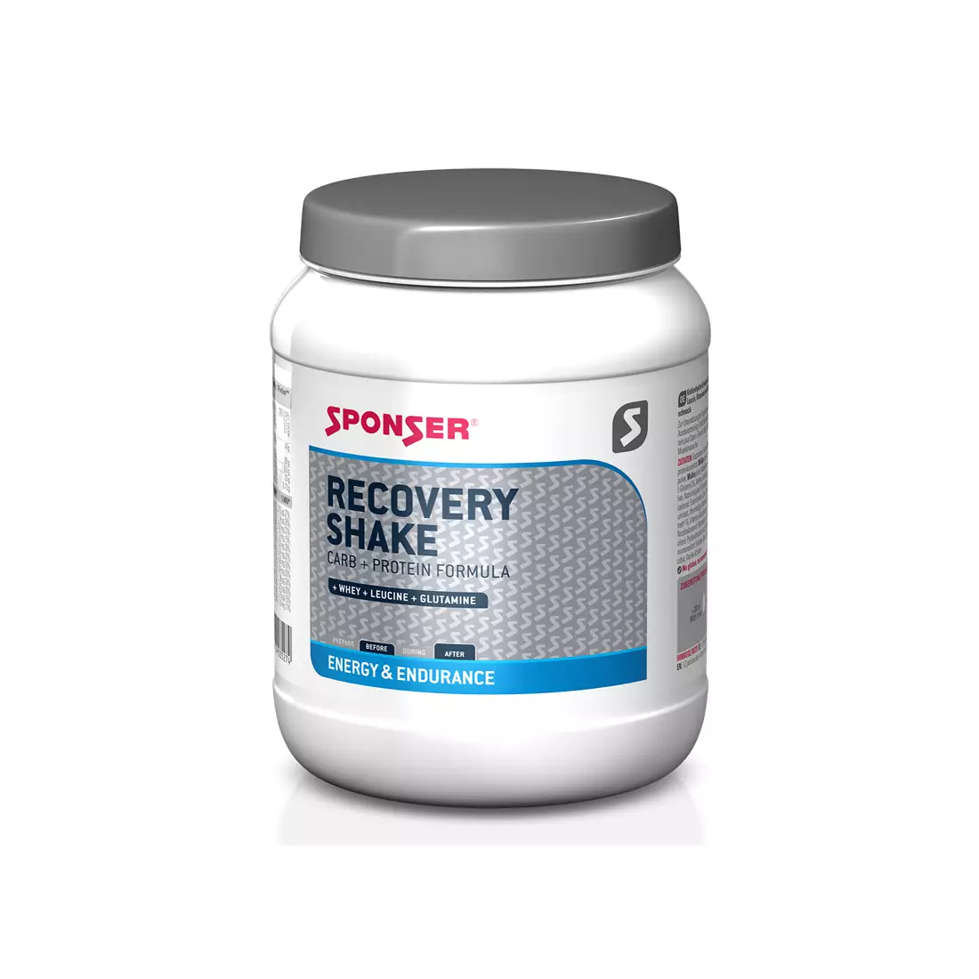 Drink SPONSER RECOVERY SHAKE chocolate can 900g