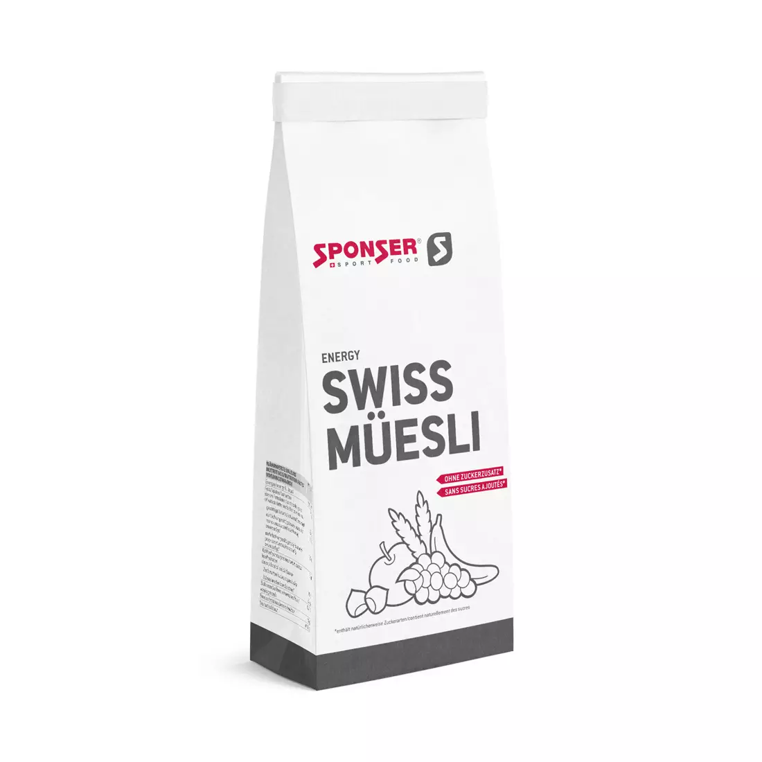 Energetic breakfast SPONSER SWISS MUESLI without sugar 1 kg