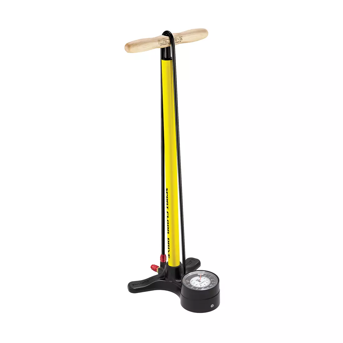 Floor pump LEZYNE SPORT FLOOR DRIVE 3.5 ABS-1 PRO CHUCK 220psi yellow 