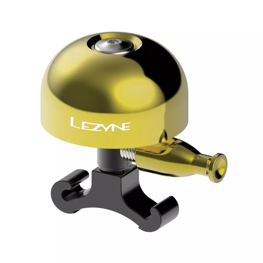 LEZYNE bicycle bell CLASSIC BRASS MEDIUM BELL black brass LZN-1-BL-CLBRS-V104M