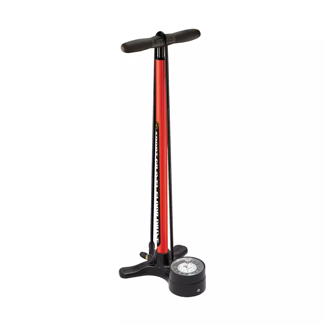 LEZYNE floor bicycle pump SPORT GRAVEL DRIVE ABS-1 PRO CHUCK 220psi red LZN-1-FP-SPGRVL-V115
