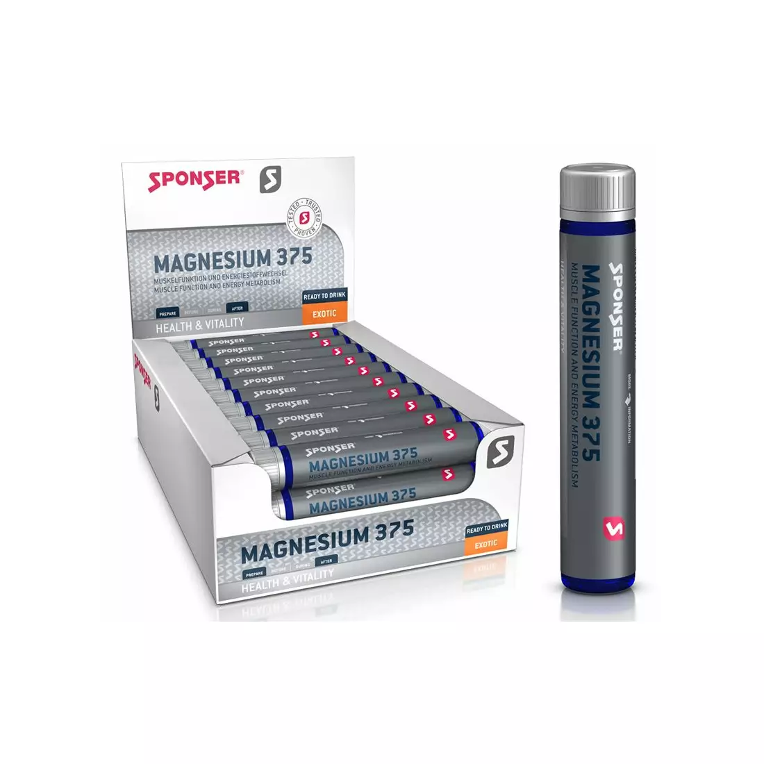 Magnesium SPONSER MAGNESIUM 375 in ampoules (box 30 ampoules x 25g)