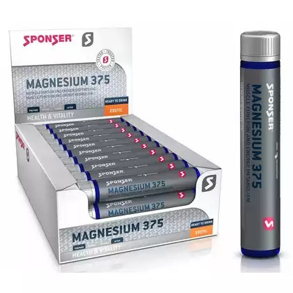 Magnez SPONSER MAGNESIUM 375 w ampułkach (pudełko 30 ampułek x 25g) (NEW)SPN-80-872