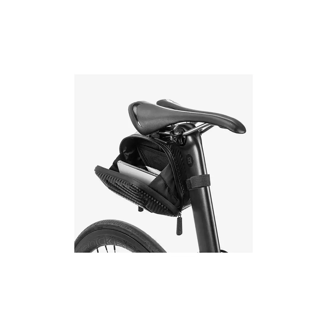 Rockbros Hard Shell Bicycle seat bag 1,5l, black B59