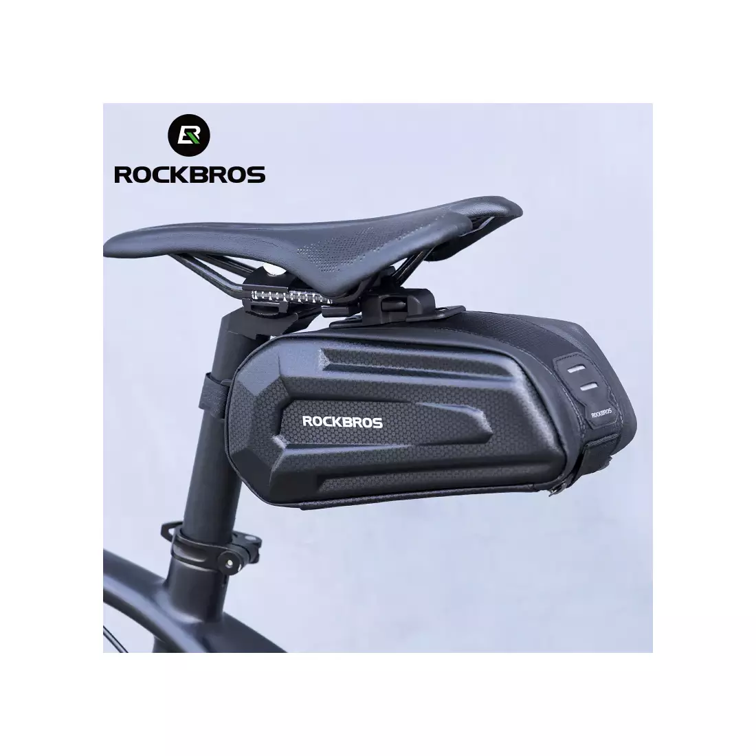 Rockbros Hard Shell Bicycle seat bag 1,5l  black B69