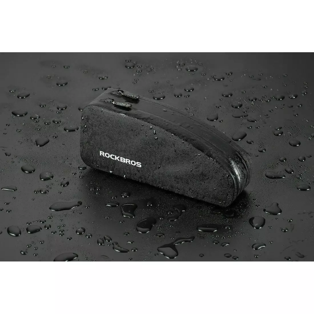 Rockbros Hard Shell Waterproof frame bag LARGE 1,6 l, black AS-021-1