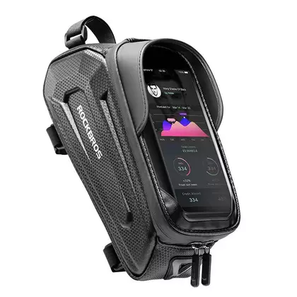 Rockbros Hard Shell waterproof phone frame bag, black B68