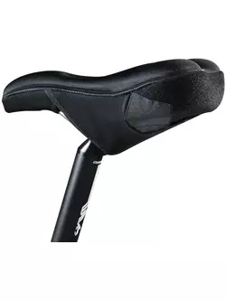 Rockbros gel seat cover with rain cover, black LF047 / LF-FYZ01