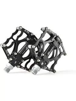 Rockbros platform pedals aluminium, black JT201012LBK