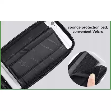 Rockbros waterproof phone frame bag, black-green 021-1G