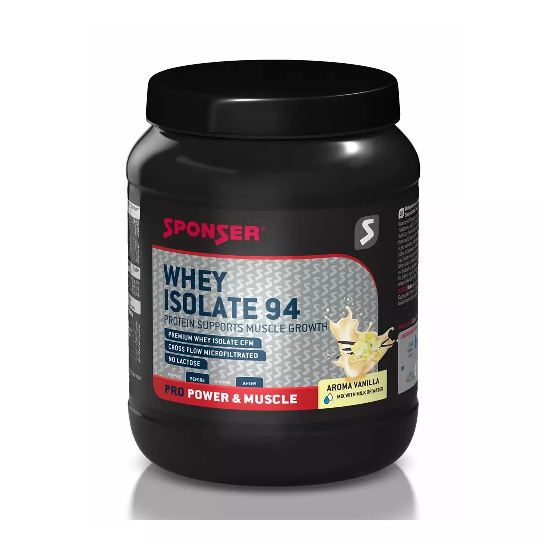 SPONSER WHEY ISOLATE 94 vanilla conditioner 1500g can