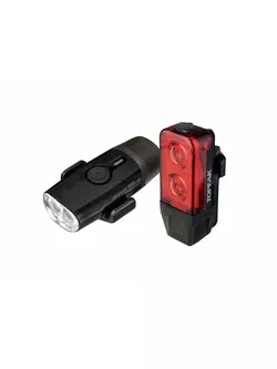 TOPEAK set of bicycle lights LUX USB COMBO black T-TMS098