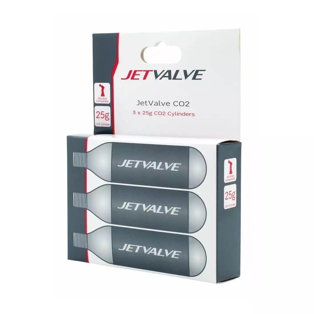 WELDTITE gas cartridge for the pump JETVALVE CO2 25g 3 pcs. WLD-07012