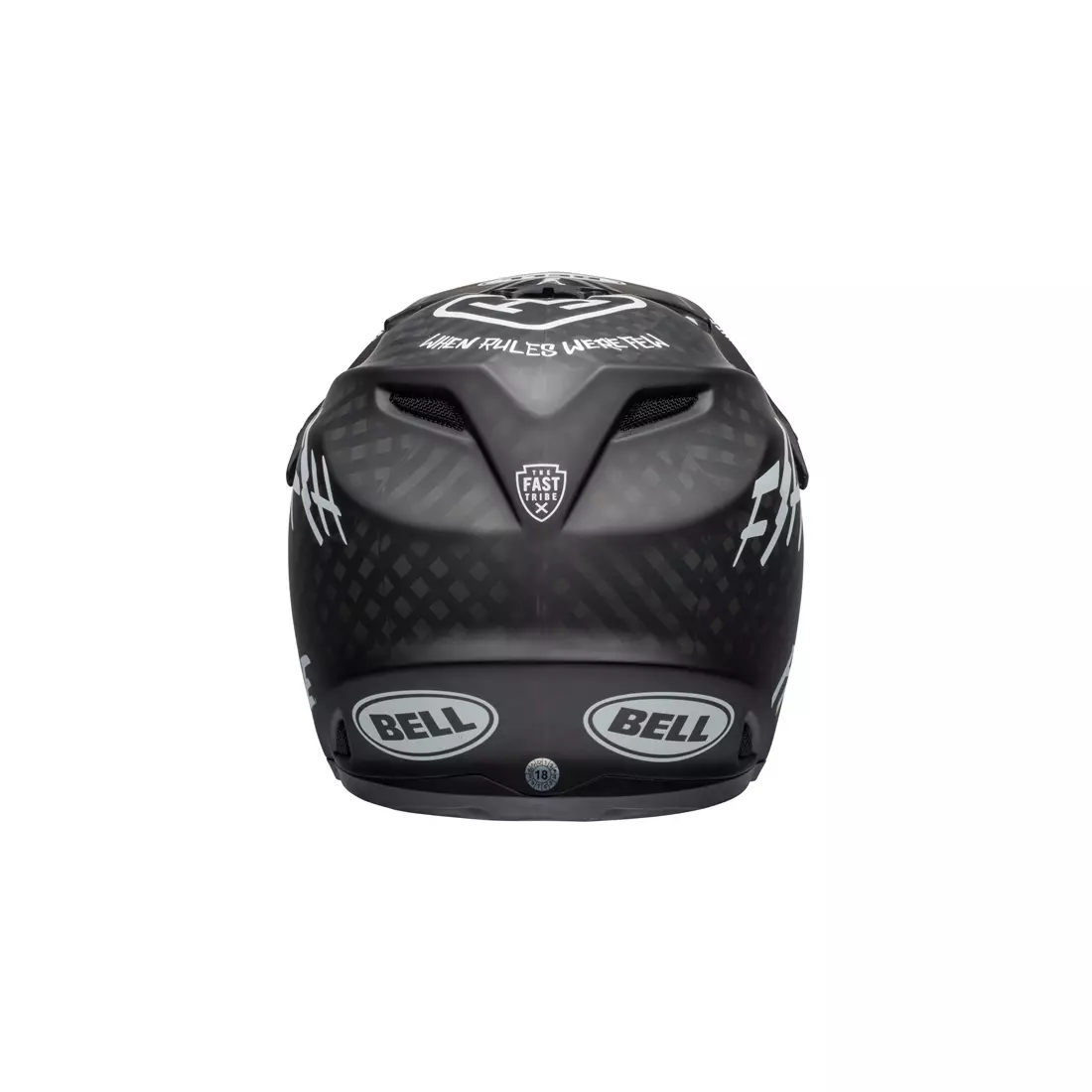 BELL bike helmet full face FULL-9 CARBON fasthouse matte black white BEL-7101368