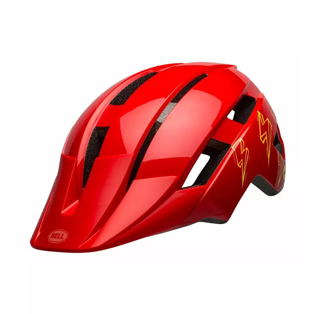 BELL children's bicycle helmet SIDETRACK II INTEGRATED MIPS red bolts BEL-7116430