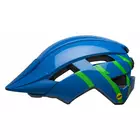BELL children's/junior bicycle helmet SIDETRACK II INTEGRATED MIPS blue green BEL-7127411