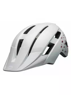 BELL children's/junior bicycle helmet SIDETRACK II INTEGRATED MIPS white stars BEL-7116435