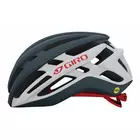 GIRO AGILIS INTEGRATED MIPS road bike helmet, matte portaro gray white red