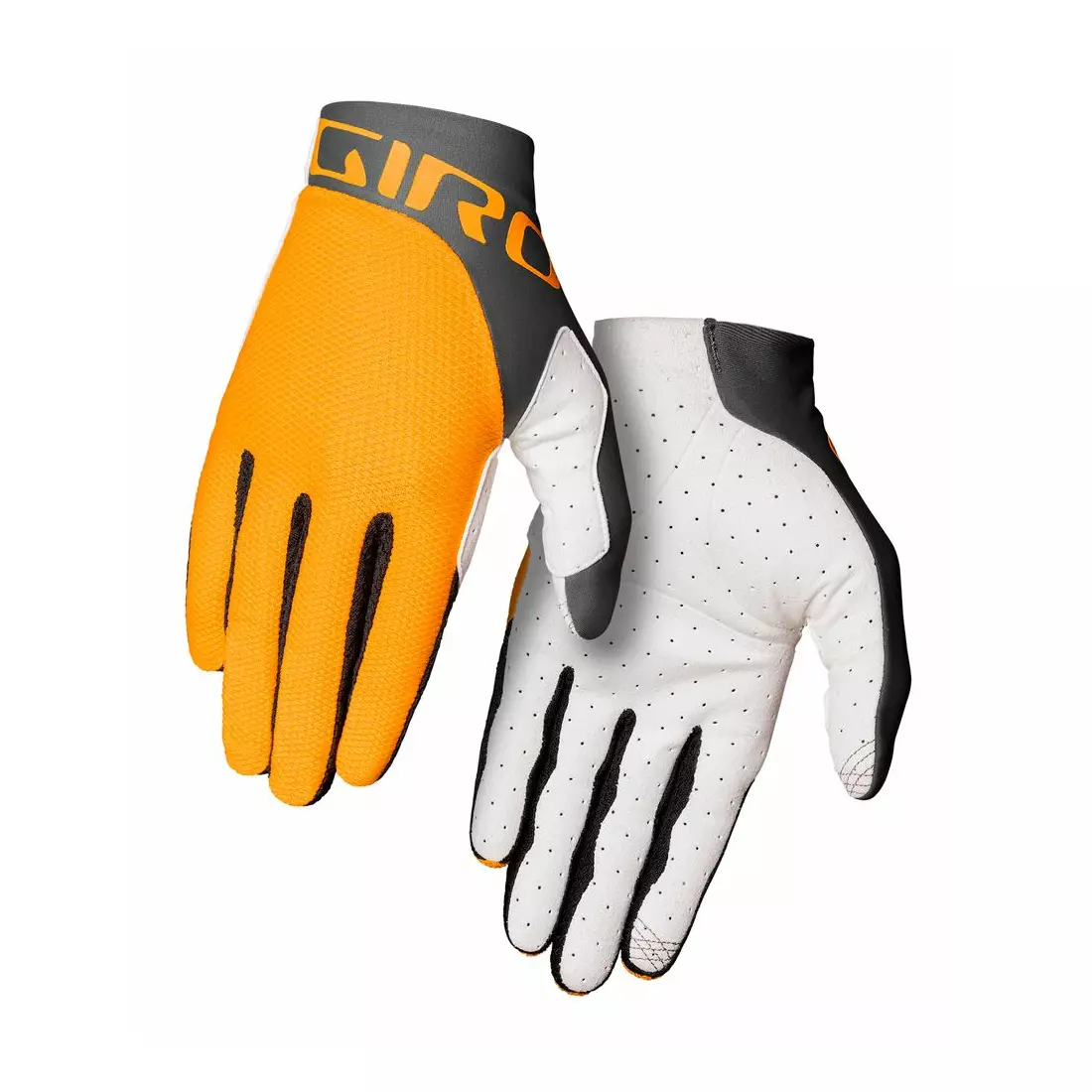 GIRO men's cycling gloves TRIXTER yellow port gray GR-7127460