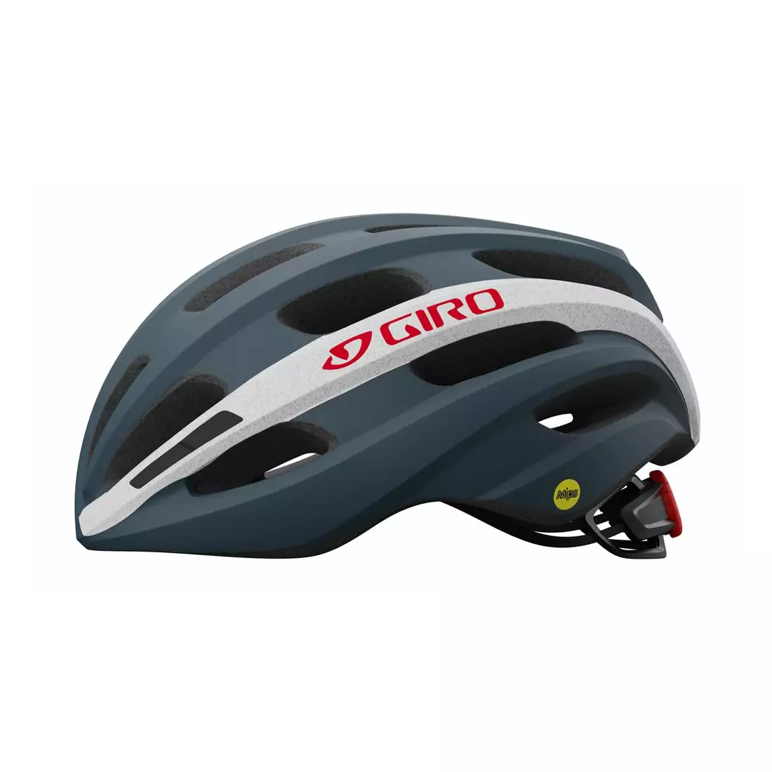 GIRO road bike helmet ISODE matte portaro grey white red GR-7129912