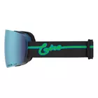 GIRO winter ski/snowboard goggles CONTOUR BLUE NEON LIGHTS (VIVID-Carl Zeiss ROYAL 16% S3 + VIVID-Carl Zeiss INFRARED 62% S1) GR-7119512