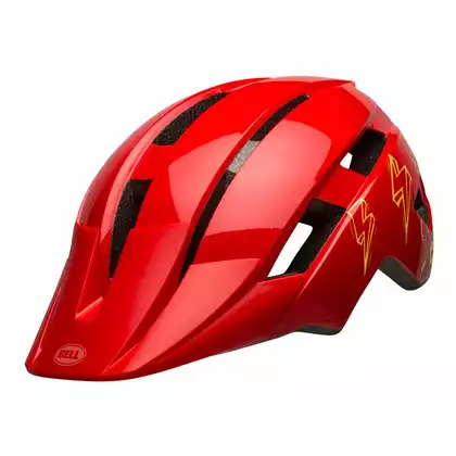 BELL children's bicycle helmet SIDETRACK II INTEGRATED MIPS red bolts BEL-7116430