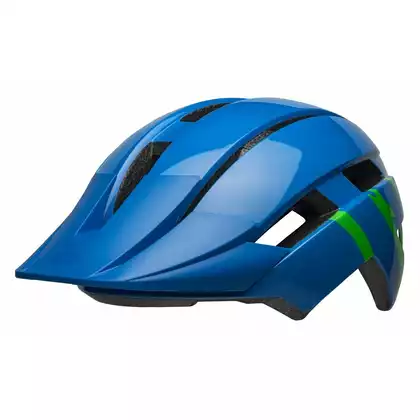 BELL children's/junior bicycle helmet SIDETRACK II INTEGRATED MIPS blue green BEL-7127411