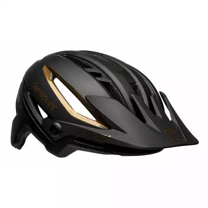 BELL bicycle helmet mtb SIXER INTEGRATED MIPS, fasthouse matte gloss black gold 