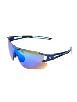 Rockbros 10129 bicycle sports glasses with polarized black-blue 