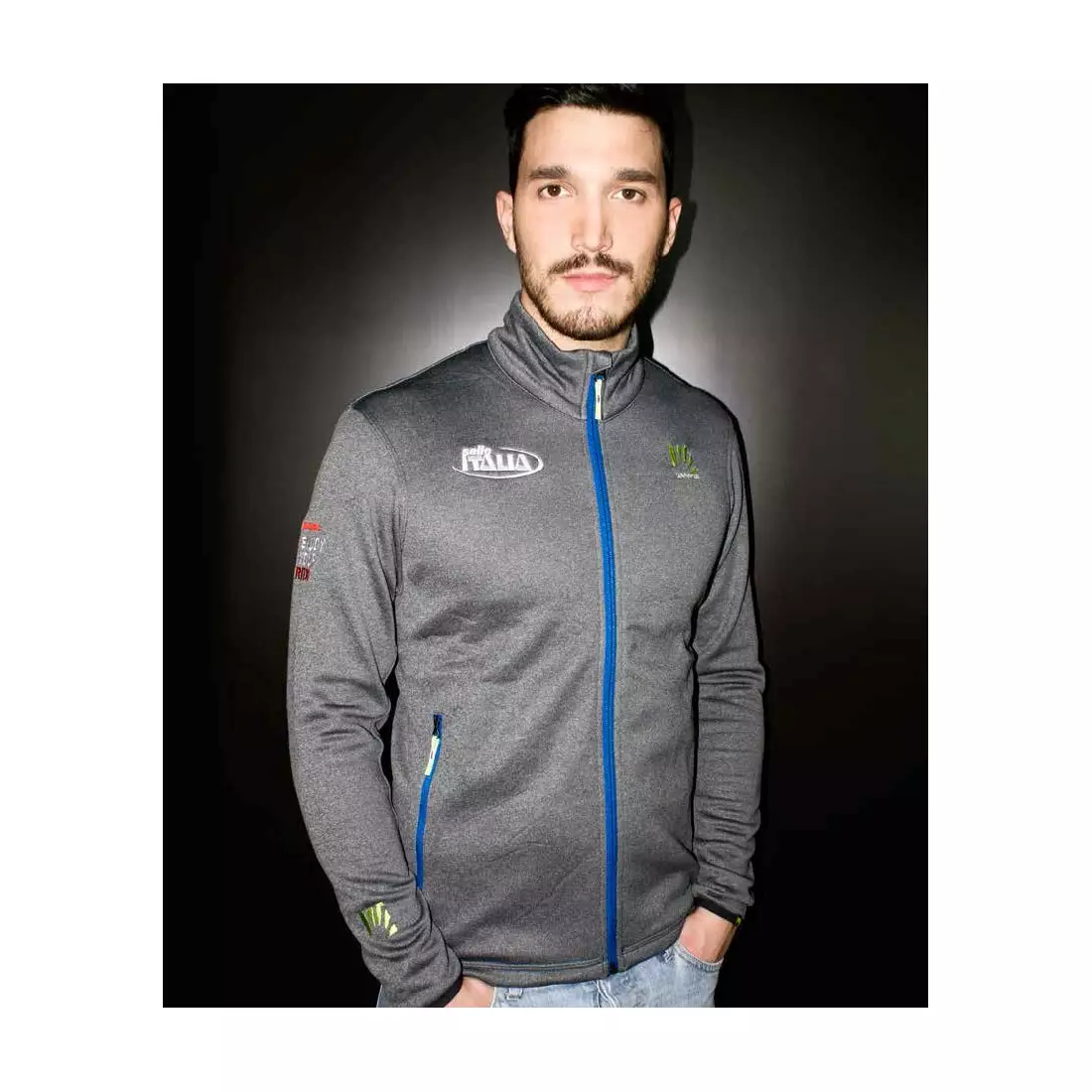 SELLE ITALIA fleece sweatshirt KARPOS grey SIT-98541S0000013