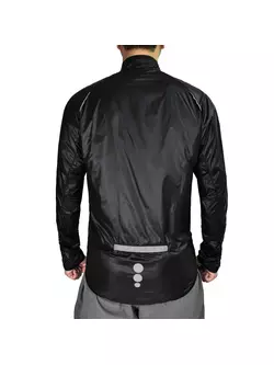WOSAWE BL243-B men's ultralight cycling wind jacket, black
