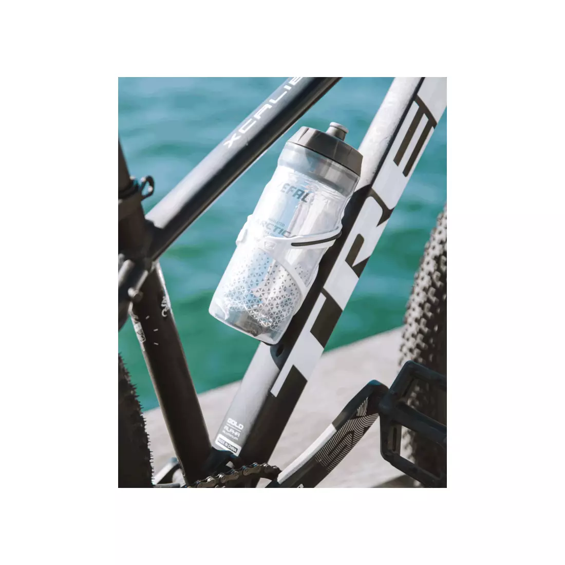 ZEFAL bicycle thermal water bottle ARCTICA 55 silver/black 0,55L ZF-1660