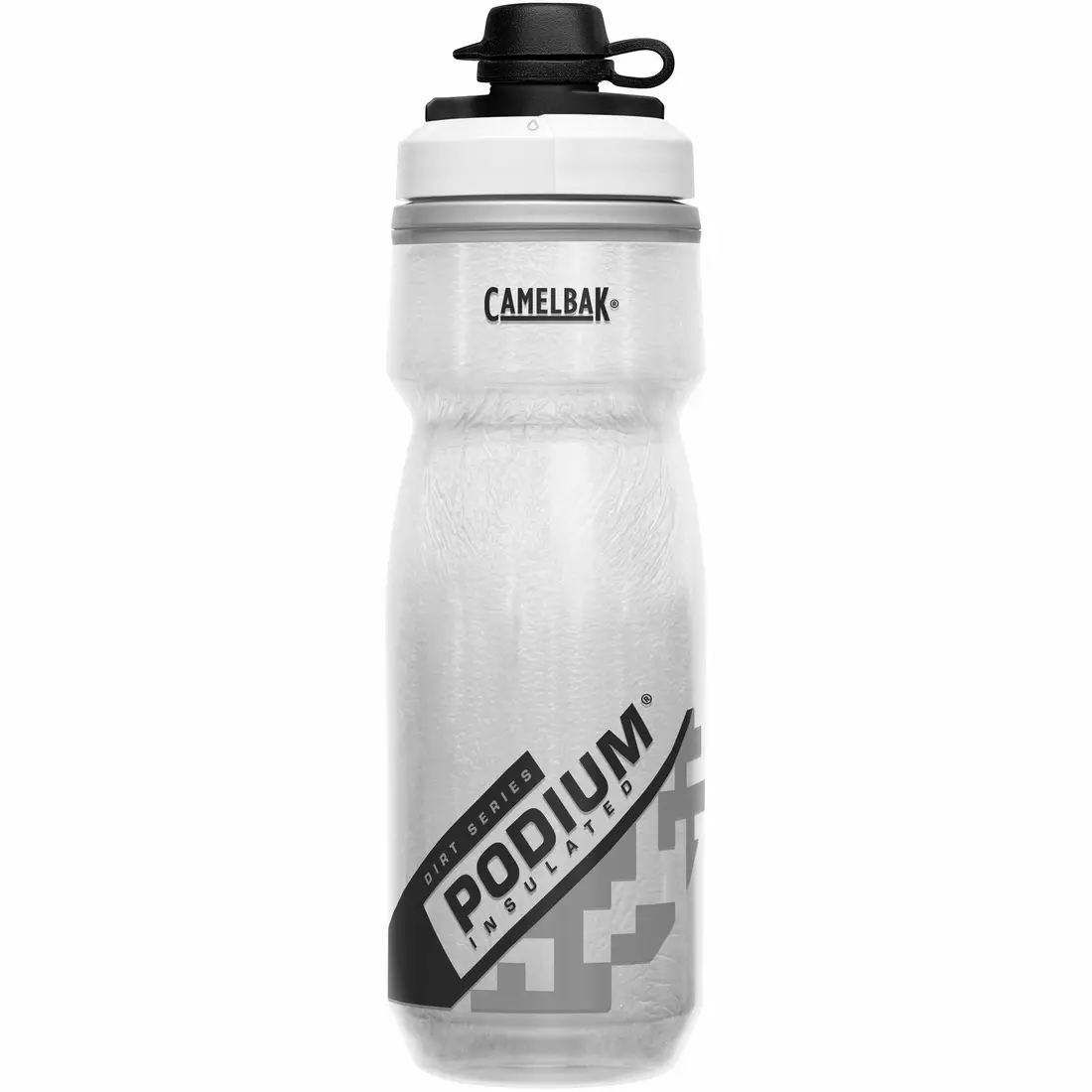 CamelBak bicycle water bottle Podium Dirt Series Insulated 620ml white