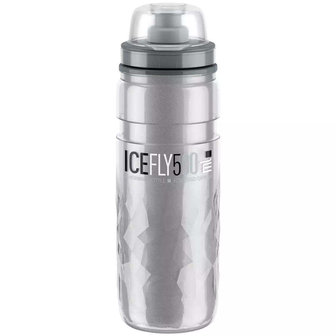ELITE ICE FLY thermal bicycle bottle 500 ml, gray