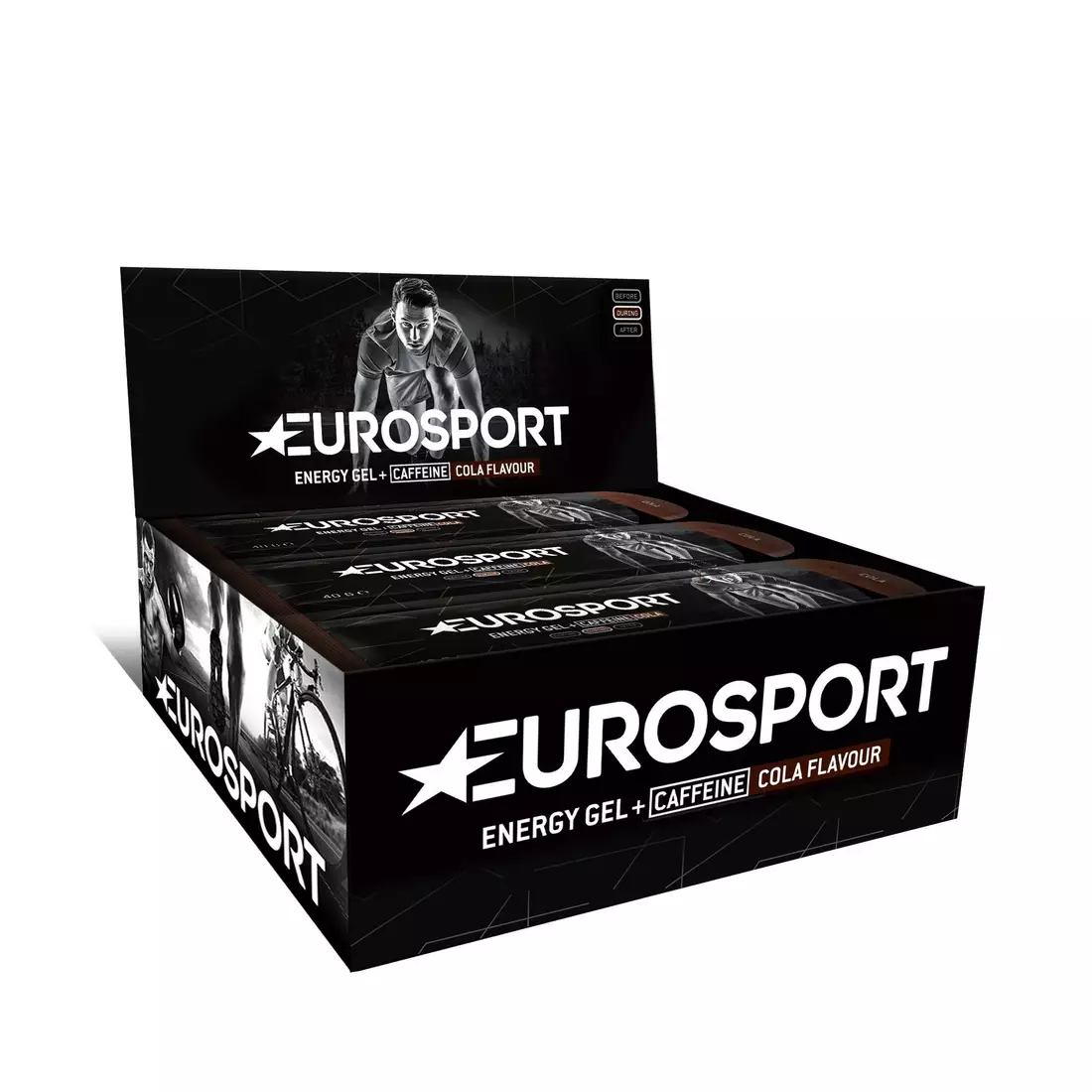 EUROSPORT energy gel NUTRITION cola +caffeine 40g 20 pieces E0032