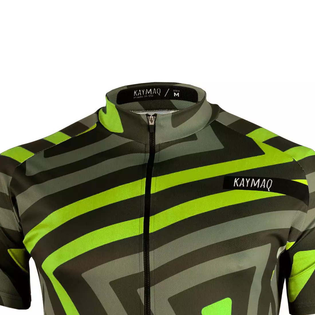 KAYMAQ DESIGN M41 men's cycling jersey, fluo yellow