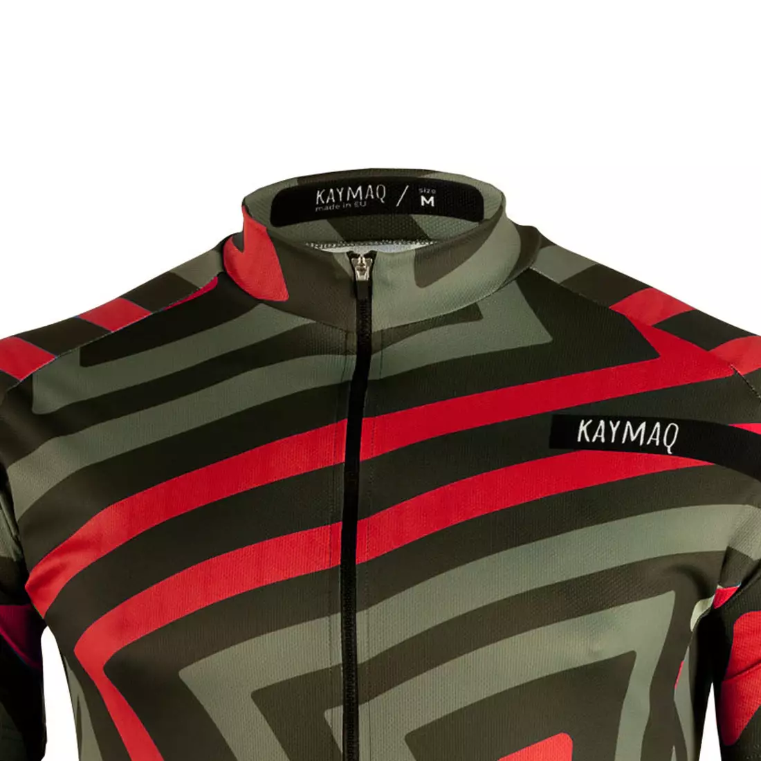 KAYMAQ DESIGN M41 men's cycling jersey red