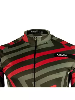 KAYMAQ DESIGN M41 men's cycling jersey red