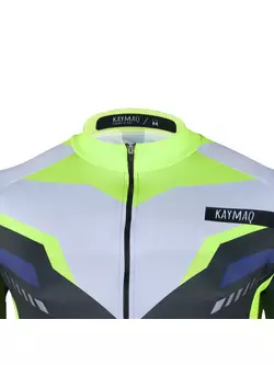 KAYMAQ DESIGN M61 men's cycling jersey, fluo yellow