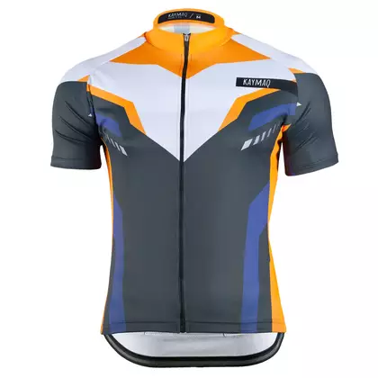 KAYMAQ DESIGN M61 men's cycling jersey, orange