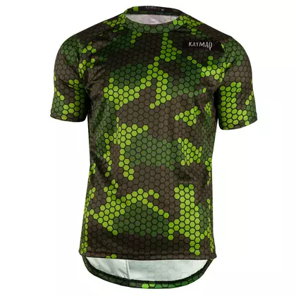 KAYMAQ DESIGN M62 Men's Loose MTB Cycling Shirt green