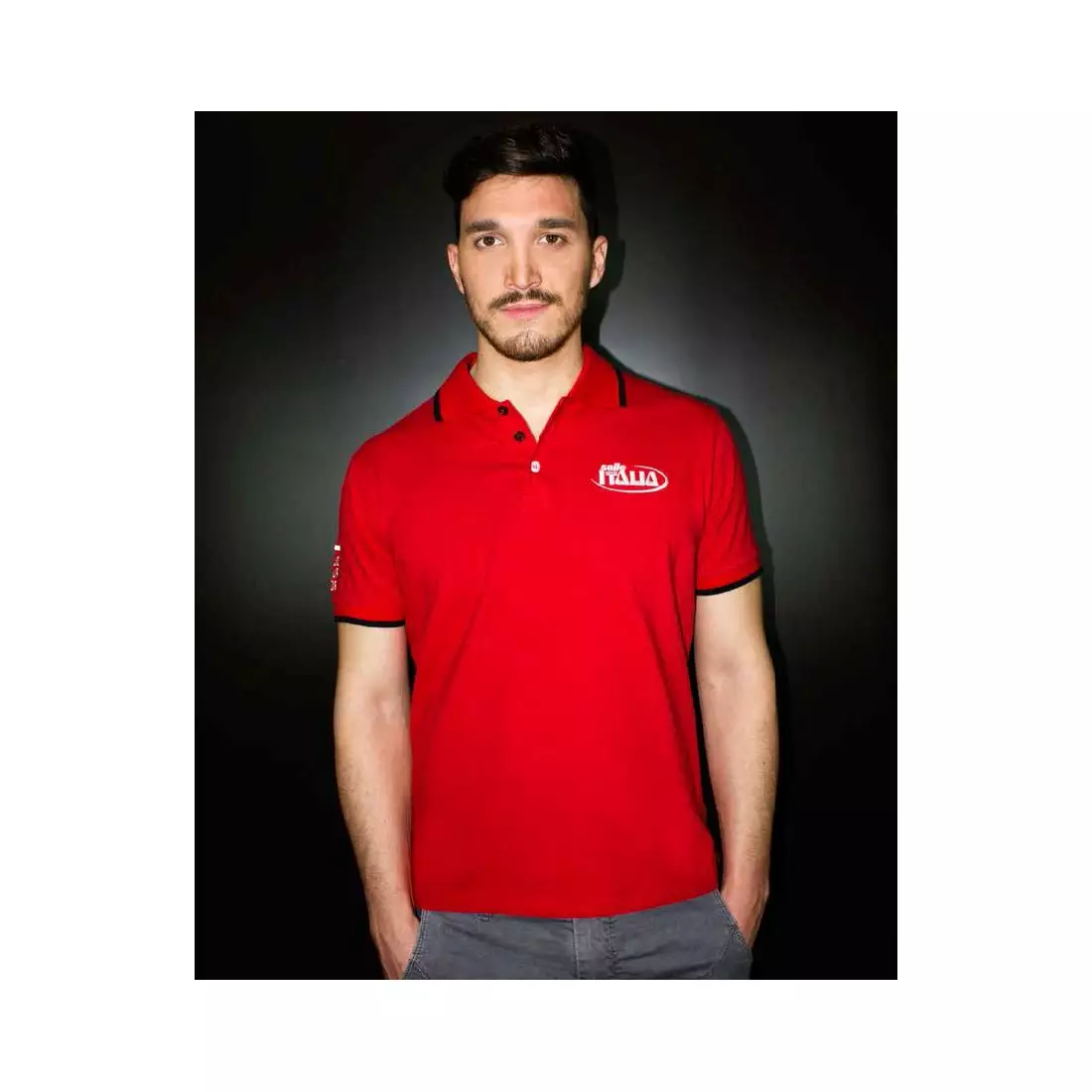 SELLE ITALIA men's polo shirt red SIT-98541S0000001
